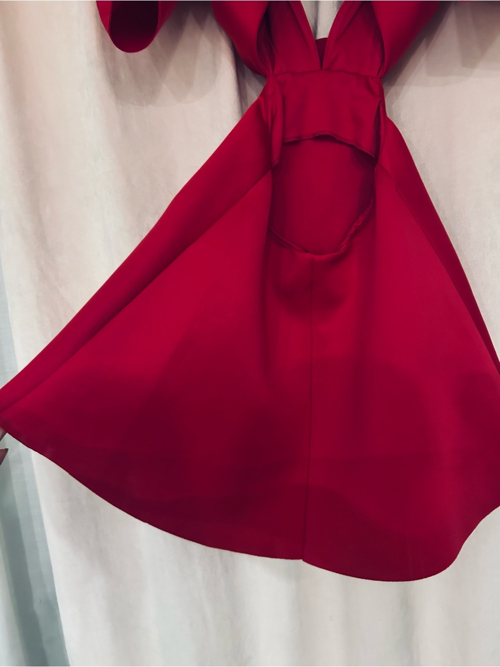 ASOS Fuschia Pink Puff-Sleeve Mini Dress - Picture 9 of 15